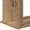 vidaXL End Table Artisan Oak 35 x 25 x 50 cm Engineered Wood