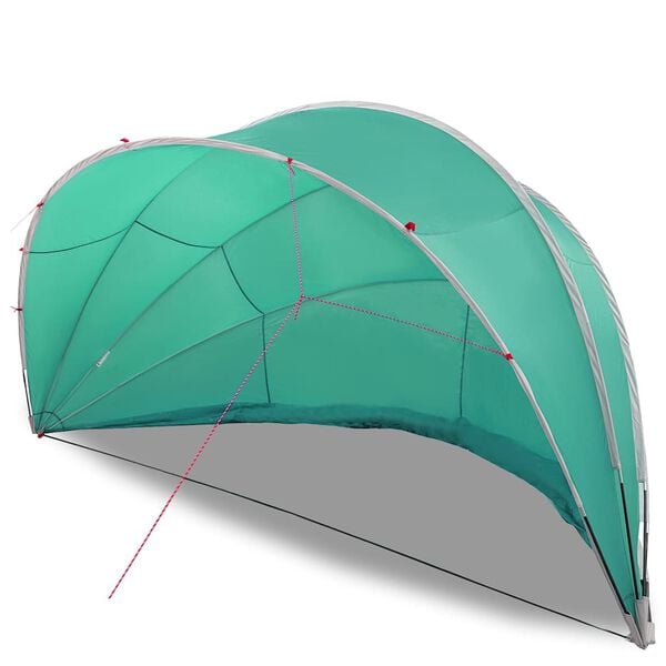 vidaXL Pool Dome Folding Manual Green 546 x 516 x 250 cm