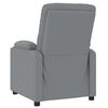 vidaXL Recliner Chair Light Grey Fabric
