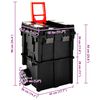 vidaXL Tool Organiser Trolley with Handle 45x36x90 cm