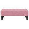 vidaXL Bench Pink 113 x 57 x 39 cm Velvet