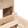vidaXL Bookcase Bed without Mattress 100x200 cm Solid Wood Pine