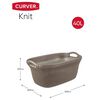 Curver Laundry Basket Knit 40L Metallic Brown