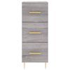 vidaXL Sideboard Grey Sonoma 34.5x34x90 cm Engineered Wood