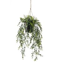 Emerald Artificial Boxwood Hanging Bush in Pot 50 cm