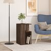 vidaXL Side Table Brown Oak 35x35x60 cm Engineered Wood