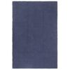 vidaXL Rug Rectangular Navy Blue 180x250 cm Cotton