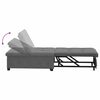 vidaXL Sofa Bed Dark Grey 194 x 67 x 82 cm Microfiber