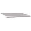 vidaXL Retractable Awning Light Grey 500 x 300 cm Polyester and Metal