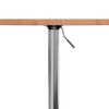 vidaXL Bar Table Ø60x89.5 cm Solid Wood Beech