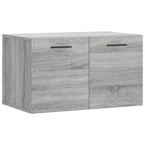 vidaXL Wall Cabinet Grey Sonoma 60x36.5x35 cm Engineered Wood