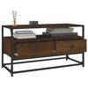 vidaXL TV Cabinet Brown Oak 80x35x45 cm Engineered Wood