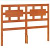 vidaXL Headboard Wax Brown 135 cm Solid Wood Pine