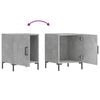 vidaXL Bedside Cabinets 2 pcs Concrete Grey 40x40x50 cm Engineered Wood