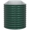 vidaXL Garden Raised Bed Green 400 x 80 x 81 cm Steel