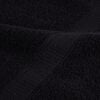 vidaXL Premium Guest Towels SOLUND 4 pcs Black 30x50 cm 600 gsm