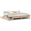 vidaXL Bed Frame without Mattress 180x200 cm Super King Solid Wood Pine