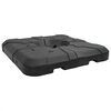 vidaXL Cantilever Umbrella Base 110kg Black High-density polyethylene