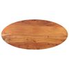 vidaXL Table Top 110x50x3,8 cm Oval Solid Wood Acacia