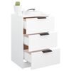 vidaXL Bedside Cabinets 2 pcs White 40x36x65 cm