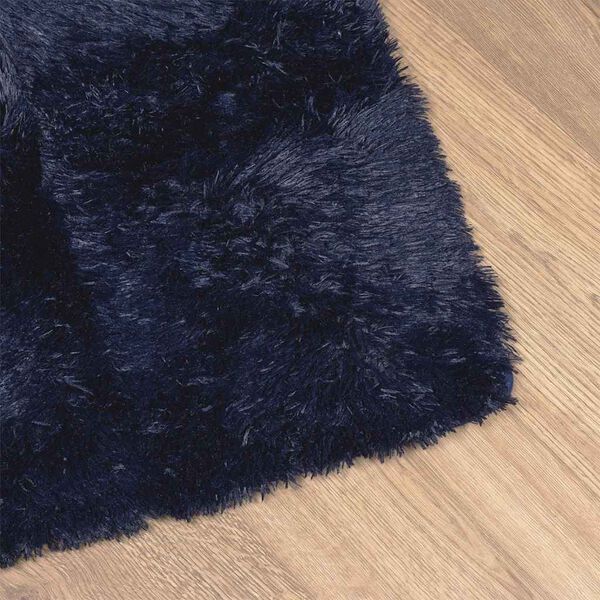 vidaXL Shaggy Rug High Pile NAVARRA Navy 130x200 cm Polyester