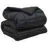 vidaXL Winter Duvet 155 x 220 cm 450 gsm Black