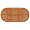 vidaXL 7 Piece Garden Dining Set Solid Wood Eucalyptus