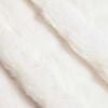 vidaXL Faux Rabbit Fur Blanket 4 pcs White 240 x 270 cm Polyester