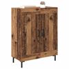 vidaXL Sideboard Old Wood 69.5 x 34 x 90 cm Engineered Wood and Iron
