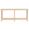 vidaXL Work Bench 180x50x80 cm Solid Wood Pine