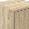 vidaXL Garage Wall Cabinet Sonoma Oak Engineered Wood