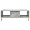vidaXL Coffee Table Concrete Grey 103.5 x 60 x 35 cm Engineered Wood