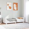 vidaXL Bed Frame without Mattress White 90x190 cm Single Solid Wood Pine