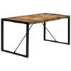 vidaXL Dining Table 160x80x75 cm Solid Reclaimed Wood