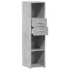 vidaXL Highboard Concrete Grey 30x42.5x124 cm Engineered Wood