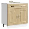 vidaXL Kitchen Base Cabinet Kalmar Sonoma Oak Engineered Wood