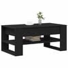 vidaXL Coffee Table Black Oak 102 x 55 x 45 cm Engineered Wood