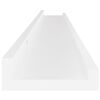vidaXL Wall Shelves 4 pcs White 100x9x3 cm