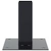 vidaXL Post Bases Square 4 pcs Anthracite 46x46 mm Powder-coated Steel