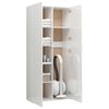 vidaXL Storage Cabinet High Gloss White 80x35.5x180 cm Engineered Wood