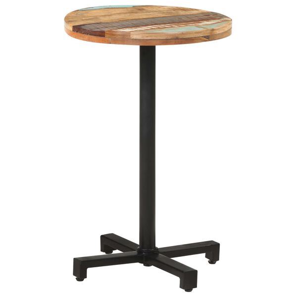 vidaXL Bistro Table Round &Oslash;50x75 cm Solid Reclaimed Wood