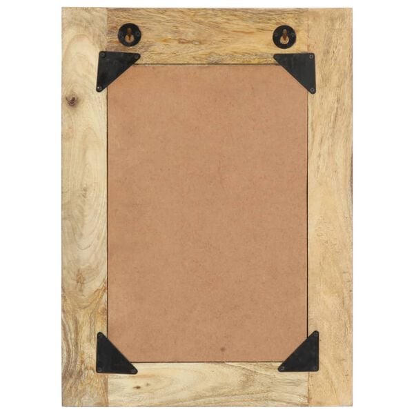 vidaXL Hand Painted Mirror 40x55 cm Solid Mango Wood