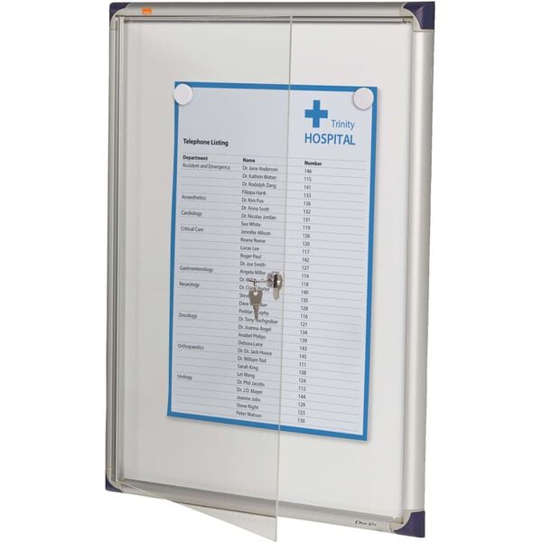 Nobo Magnetic Glass Display Case