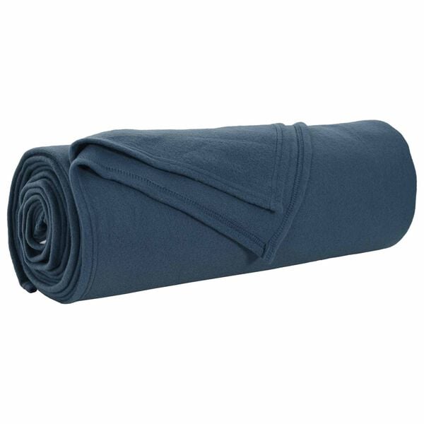 vidaXL Throw Blankets 6 pcs Navy Blue 280 x 210 cm Fleece