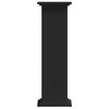 vidaXL Plant Stand Black 33x33x100 cm Engineered Wood