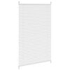 Plisse Blind 90x150cm White Pleated Blind