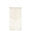 vidaXL Macrame Wall Hanger 40x80 cm Cotton