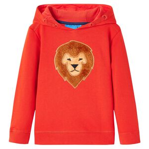 Kids' Hooded Sweatshirt Red 92