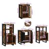 vidaXL Bathroom Furniture Set 4 pcs Multicolour Solid Reclaimed Wood