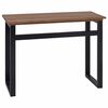 vidaXL Desk Natural Solid Teak Wood 100 x 45 x 75cm